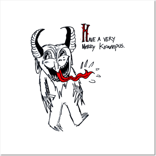 Merry Krampus { by Dylan } Posters and Art